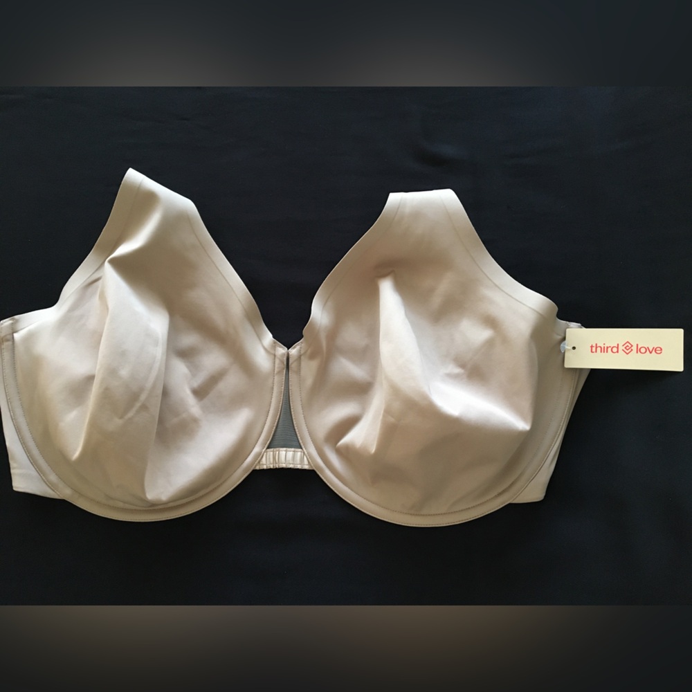 ThirdLove Unlined Minimizer Bra, Warm Taupe, Size 38H